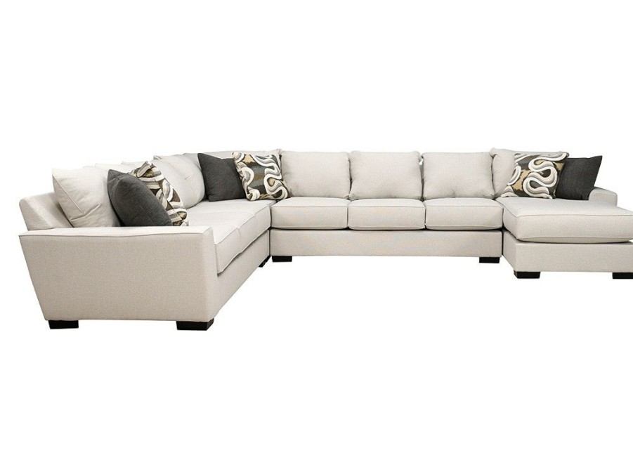 Living Room * | Best Sale West Coast Collection Desperado Eureka Linen 4Pc Sectional Desperadoel4Pcsect At Woodstock Furniture & Mattress Outlet