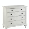 Bedroom * | Cut Price Homestyles Bermuda White Chest 5543-41 At Woodstock Furniture & Mattress Outlet