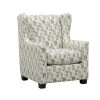 Living Room * | Exquisite Gifts England Mattie Cahoots Greystone Wingback Accent Chair 4054 Fk Cahgre At Woodstock Furniture & Mattress Outlet