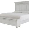 Bedroom * | Cheap Benchcraft Kanwyn King Panel Bed With Storage Bench B777B9 At Woodstock Furniture & Mattress Outlet