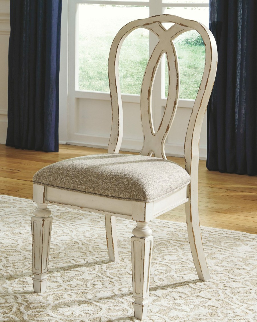 Dining Room * | Exquisite Gifts Signature Design By Ashley Realyn Upholstered Dining Room Chair D743-02 At Woodstock Furniture & Mattress Outlet