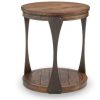 Living Room * | Excellent Magnussen Home Montgomery Round End Table T4112-05 At Woodstock Furniture & Mattress Outlet