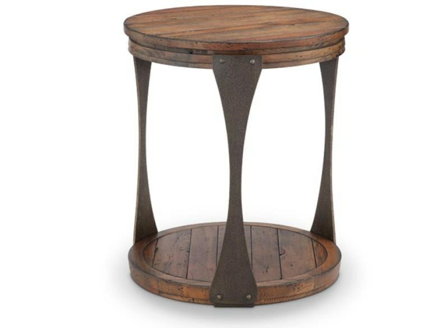 Living Room * | Excellent Magnussen Home Montgomery Round End Table T4112-05 At Woodstock Furniture & Mattress Outlet