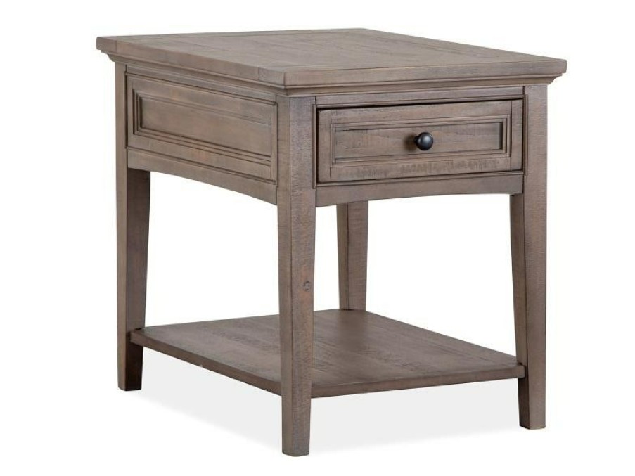 Living Room * | Reliable Quality Magnussen Home Paxton Place Rectangular End Table T4805-03 At Woodstock Furniture & Mattress Outlet