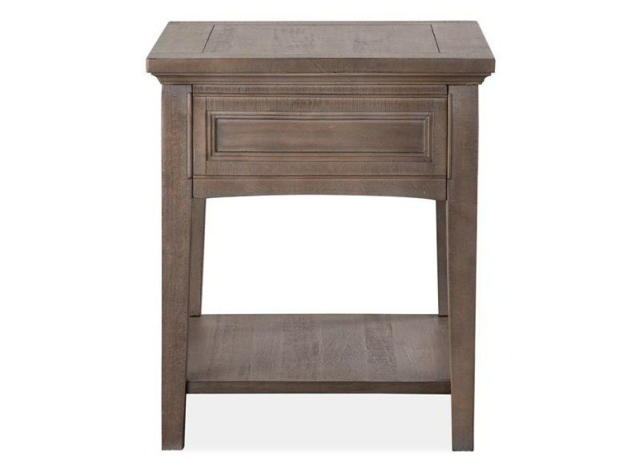 Living Room * | Reliable Quality Magnussen Home Paxton Place Rectangular End Table T4805-03 At Woodstock Furniture & Mattress Outlet