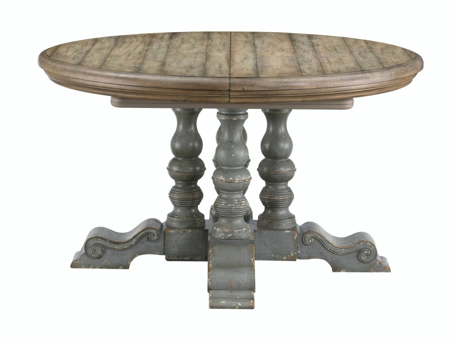 Dining Room * | Best Sellers Coast2Coast Home Asher Rustic Farmhouse Style Plank Topped Dining Table 60217 At Woodstock Furniture & Mattress Outlet