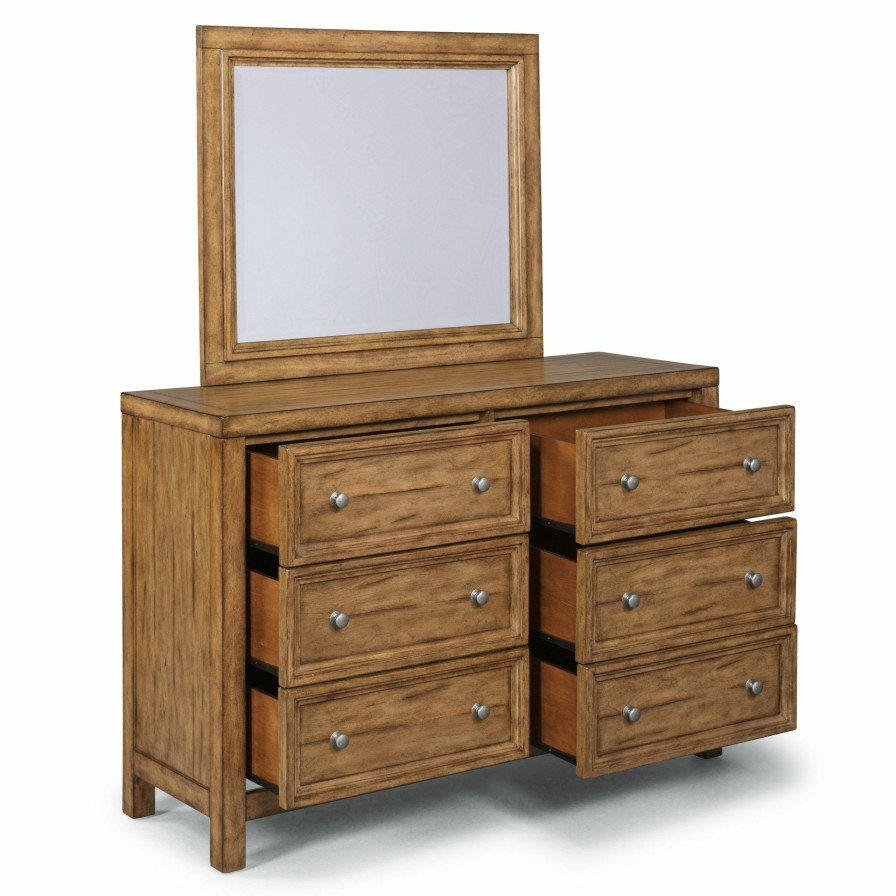 Accessories * | Store Homestyles Sedona Toffee Dresser With Mirror 5420-74 At Woodstock Furniture & Mattress Outlet