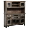 Dining Room * | Hot Selling International Furniture Direct Loft Brown 6 Drawer Hutch Buffet Ifd6441Hut At Woodstock Furniture & Mattress Outlet