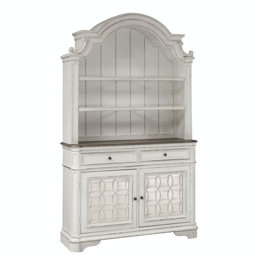 Dining Room * | Latest Liberty Furniture Magnolia Manor Hutch & Buffet 244-Dr-Hb At Woodstock Furniture & Mattress Outlet