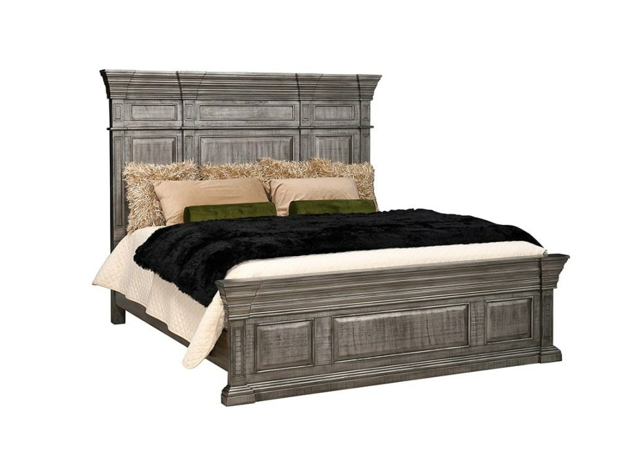 Bedroom * | Online Discount Sunny Designs Park Manor King Bed 2362Ag-Kpb At Woodstock Furniture & Mattress Outlet