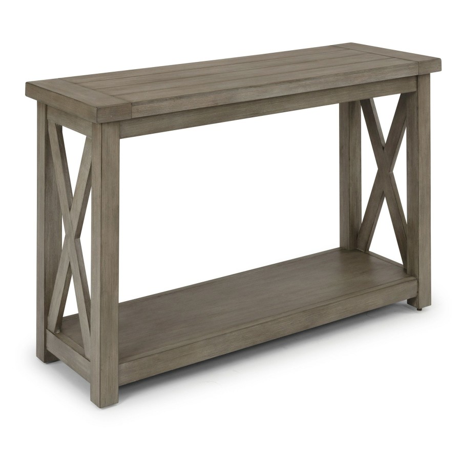 Living Room * | Best Sale Homestyles Mountain Lodge Gray Console Table 5525-22 At Woodstock Furniture & Mattress Outlet