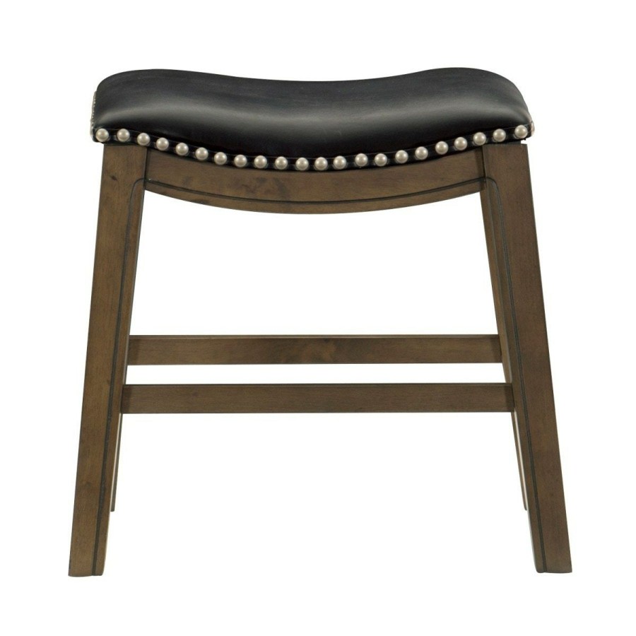 Dining Room * | Featured Homelegance Ordway Black 18" Dining Stool 5682Blk-18 At Woodstock Furniture & Mattress Outlet