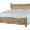 Bedroom * | Top Sell Vaughan-Bassett Furniture Company Dovetail Sun Bleached White Queen Poster Bed With 6 6 Footboard 754 At Woodstock Furniture & Mattress Outlet