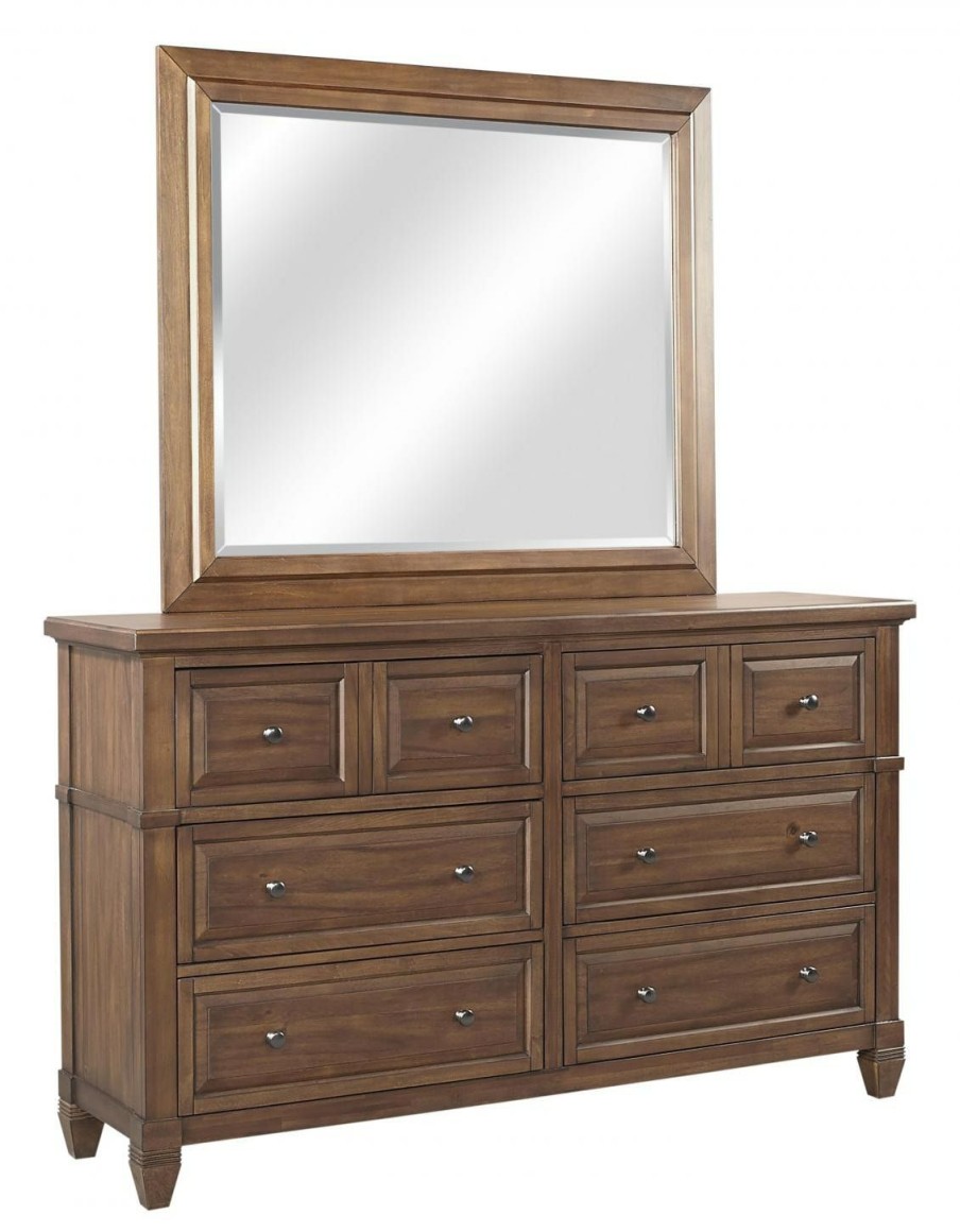 Bedroom * | Online Store Aspenhome Thornton 6 Drawer Dresser I34-453-Sna At Woodstock Furniture & Mattress Outlet