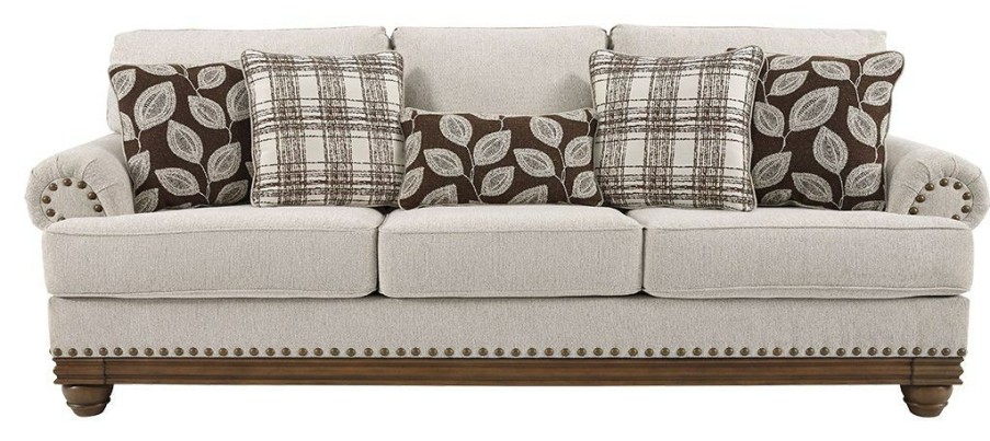 Living Room * | Tendy Style Signature Design By Ashley Harleson Wheat Sofa 1510438 At Woodstock Furniture & Mattress Outlet