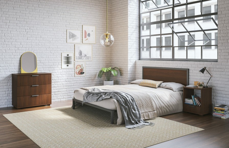 Bedroom * | Cheap Homestyles Merge Queen Bed, Nightstand And Chest 5450-5014 At Woodstock Furniture & Mattress Outlet