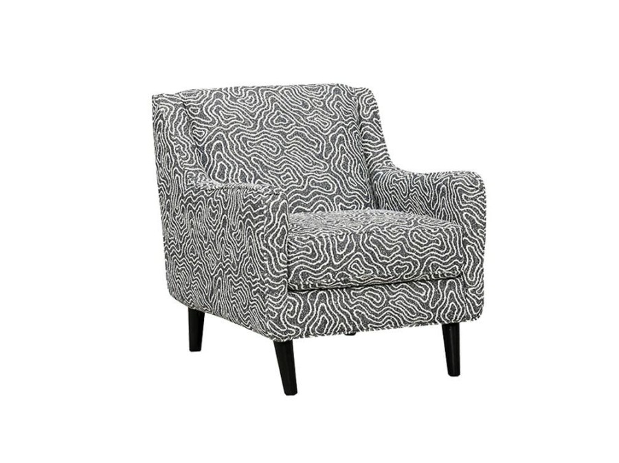 Living Room * | Bargain Sale Fusion Furniture Riverbend Lapis Accent Chair 240 Riverbend Lapis At Woodstock Furniture & Mattress Outlet