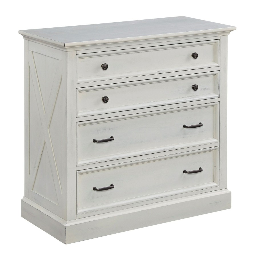 Bedroom * | Exquisite Gifts Homestyles Seaside Lodge Off White Chest 5523-41 At Woodstock Furniture & Mattress Outlet