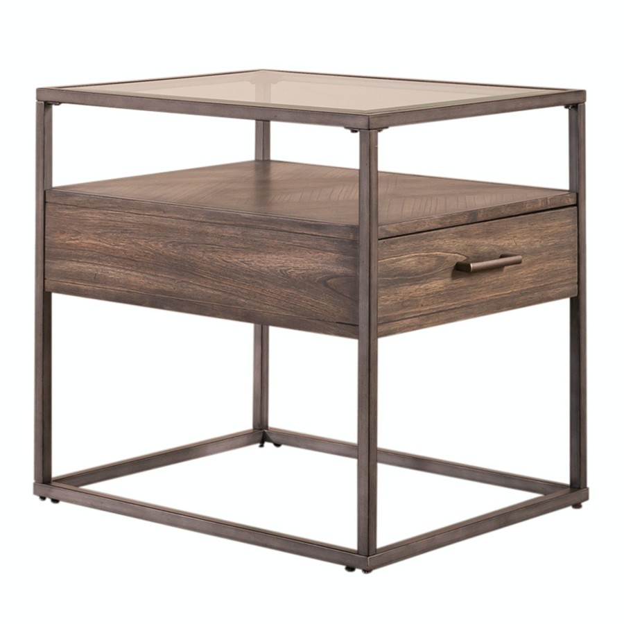 Living Room * | Best Quality Liberty Furniture Jamestown End Table 626-Ot1020 At Woodstock Furniture & Mattress Outlet