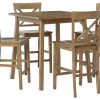 Dining Room * | Featured Signature Design By Ashley Shully 5-Piece Counter Height Dining Set Pkg012080 At Woodstock Furniture & Mattress Outlet