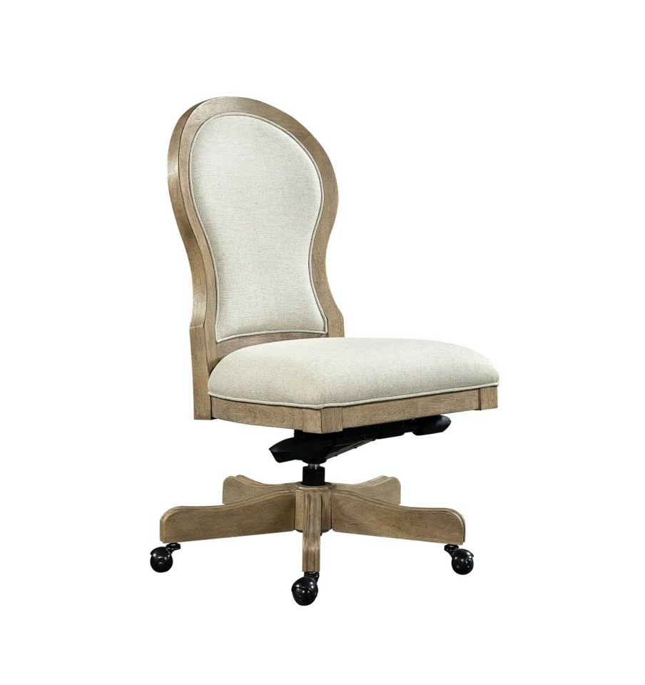 Home Office * | Best Sellers Aspenhome Provence Upholstered Office Chair I222-366 At Woodstock Furniture & Mattress Outlet