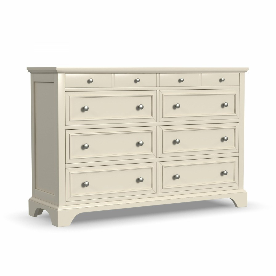 Bedroom * | Best Price Homestyles Naples Off-White Century Dresser 5530-43 At Woodstock Furniture & Mattress Outlet