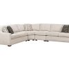 Living Room * | New Craftmaster 4Pc F9 Chaplin Sectional- Laf Loveseat, Pie Wedge, Raf Loveseat & Armless Chair F9341-4Pcsect At Woodstock Furniture & Mattress Outlet