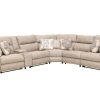 Living Room * | Gift Selection Catnapper Furniture Mcpherson Buff 6 Piece Reclining Sectional 261 At Woodstock Furniture & Mattress Outlet