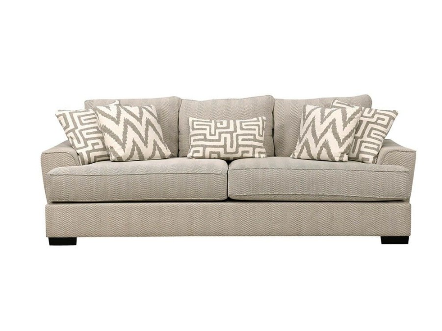 Living Room * | Outlet West Coast Collection Titan Watson Oatmeal Gel Sofa Tigsof At Woodstock Furniture & Mattress Outlet