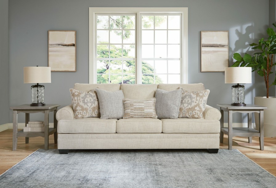 Living Room * | Store Benchcraft Rilynn Linen Sofa 3480938 At Woodstock Furniture & Mattress Outlet