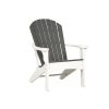 Outdoor Furniture * | Low Price Tru180 Fan Back White Fixed Outdoor Adirondack Cad005-F Ws At Woodstock Furniture & Mattress Outlet