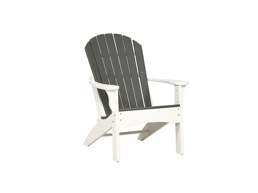 Outdoor Furniture * | Low Price Tru180 Fan Back White Fixed Outdoor Adirondack Cad005-F Ws At Woodstock Furniture & Mattress Outlet