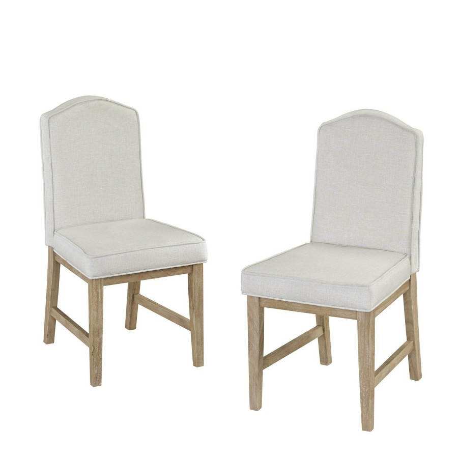 Dining Room * | Featured Homestyles Cambridge Whitewash Side Chairs (Set/2) 5170-812 At Woodstock Furniture & Mattress Outlet