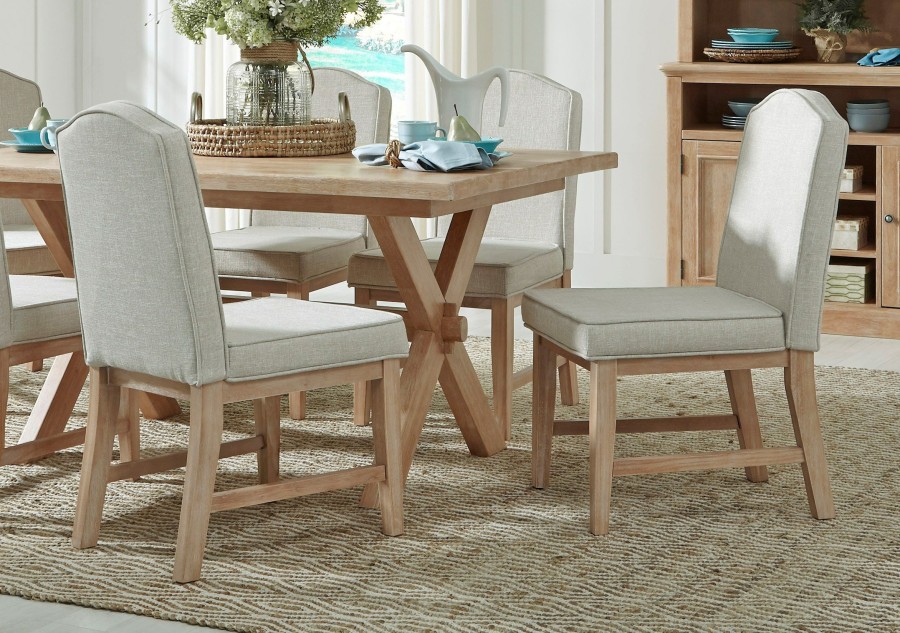 Dining Room * | Featured Homestyles Cambridge Whitewash Side Chairs (Set/2) 5170-812 At Woodstock Furniture & Mattress Outlet