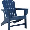 Outdoor Furniture * | Best Price Signature Design By Ashley Sundown Treasure Blue Adirondack Chair At Woodstock Furniture & Mattress Outlet