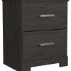 Bedroom * | Outlet Signature Design By Ashley Belachime 2 Drawer Nightstand W/Usb B2589-92 At Woodstock Furniture & Mattress Outlet