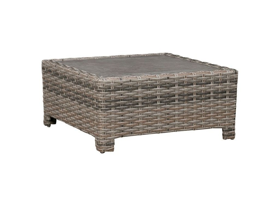 Outdoor Furniture * | Best Sale Erwin & Sons Cast Silver Outdoor Chat Table W/Porcelain Tile Top Es5123B-Cht At Woodstock Furniture & Mattress Outlet