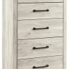 Bedroom * | Excellent Signature Design By Ashley Cambeck White Chest Of Drawers B192-46 At Woodstock Furniture & Mattress Outlet