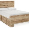 Bedroom * | Cheap Signature Design By Ashley Hyanna Full Panel Bed With 1 Side Storage B1050B25 At Woodstock Furniture & Mattress Outlet