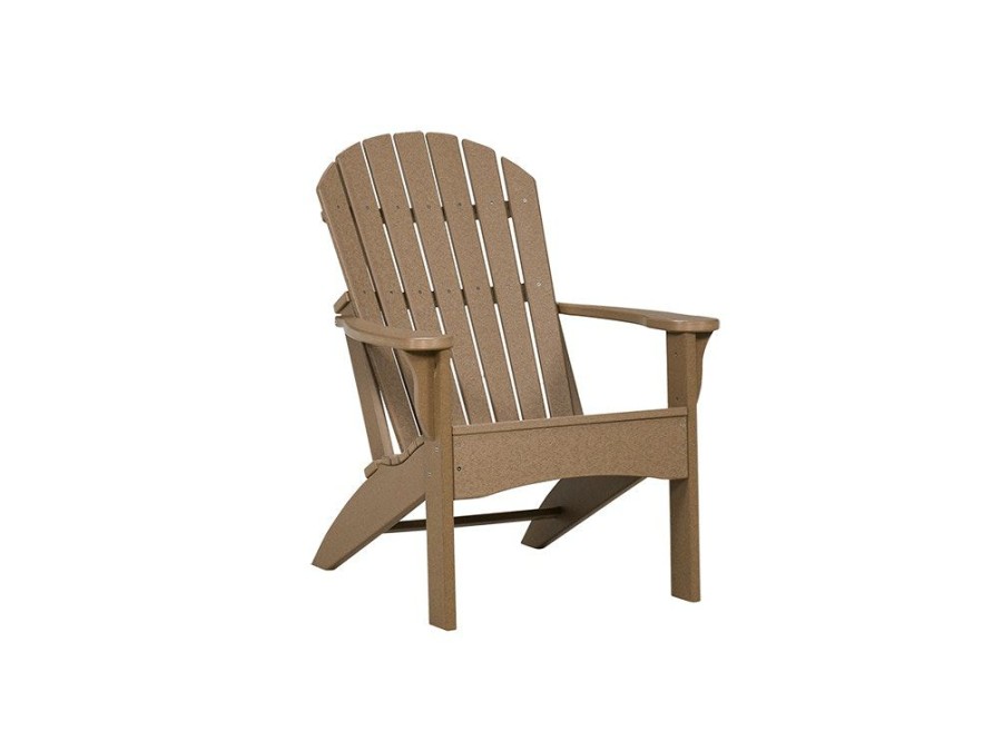 Outdoor Furniture * | Featured Tru180 Fan Back Fixed Weather Wood Outdoor Adirondack Cad005-F Sww At Woodstock Furniture & Mattress Outlet