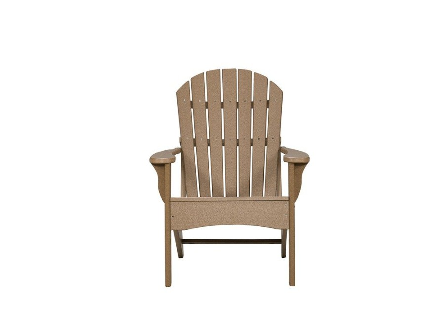 Outdoor Furniture * | Featured Tru180 Fan Back Fixed Weather Wood Outdoor Adirondack Cad005-F Sww At Woodstock Furniture & Mattress Outlet