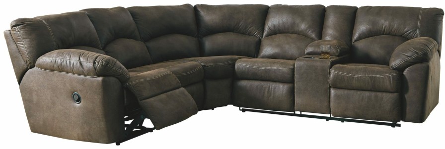 Living Room * | Discount Store Signature Design By Ashley Tambo Canyon 2-Piece Reclining Sectional 27802S1 At Woodstock Furniture & Mattress Outlet