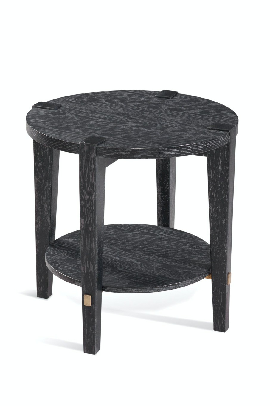 Living Room * | Top Sell Bassett Mirror Company Whitfield Round End Table 9985-Lr-220 At Woodstock Furniture & Mattress Outlet