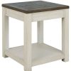 Living Room * | Top Sellers Signature Design By Ashley Bolanburg Square End Table T751-2 At Woodstock Furniture & Mattress Outlet