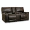 Living Room * | Gift Selection Homestretch Milan Espresso Triple Power Console Loveseat 197-57-21 At Woodstock Furniture & Mattress Outlet