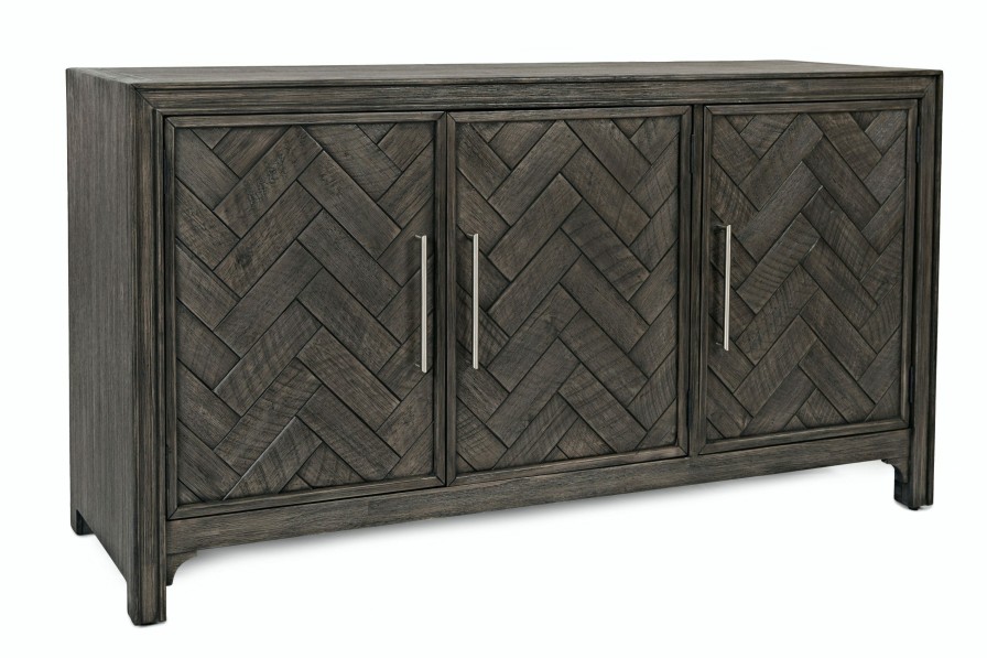 Dining Room * | Cheap Jofran Gramercy Platinum 3 Door Accent Cabinet 1356-60 At Woodstock Furniture & Mattress Outlet