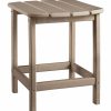 Living Room * | Online Discount Signature Design By Ashley Sundown Treasure Gray Adirondack Outdoor End Table P014-703 At Woodstock Furniture & Mattress Outlet