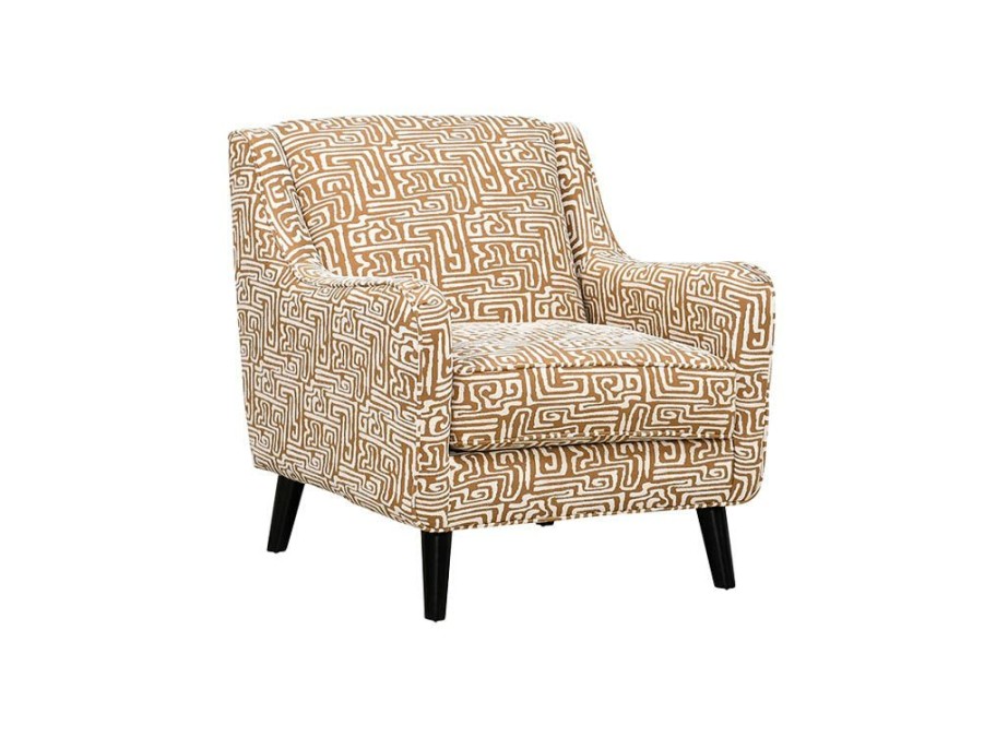 Living Room * | Crazy Deals Fusion Furniture Zeitgeist Squash Accent Chair 240 Zeitgeist Squash At Woodstock Furniture & Mattress Outlet