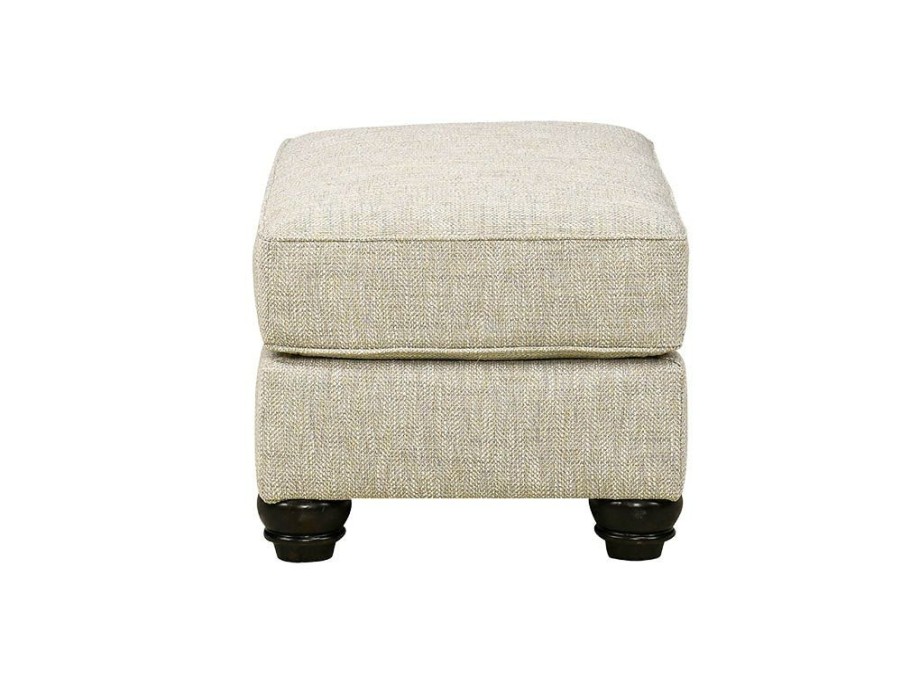 Living Room * | Sale Online Benchcraft Asanti Fog Ottoman 1320114 At Woodstock Furniture & Mattress Outlet