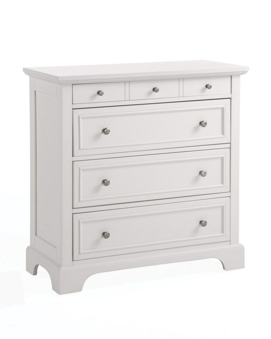 Bedroom * | Online Discount Homestyles Naples Off White Chest 5530-41 At Woodstock Furniture & Mattress Outlet